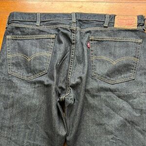 Relaxed Black Jeans with Center Seam